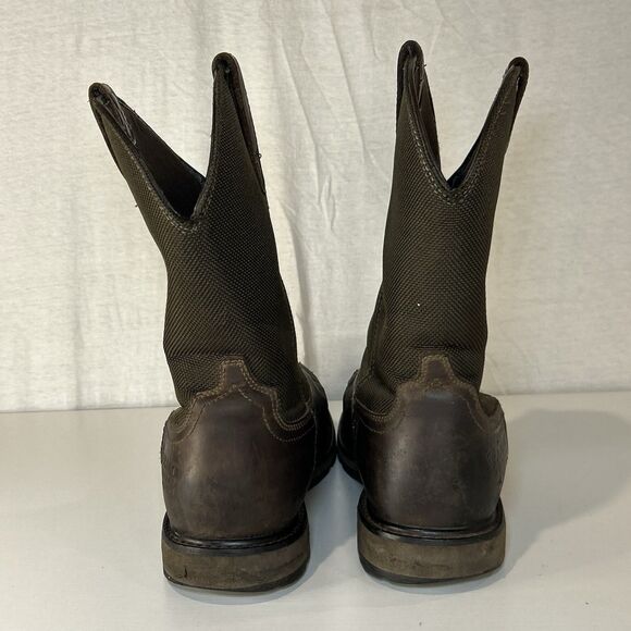 Ariat Men's Groundbreaker Pull On Work Boots Steel Toe Brown Size 11 EE  Brown - Picture 6 of 10